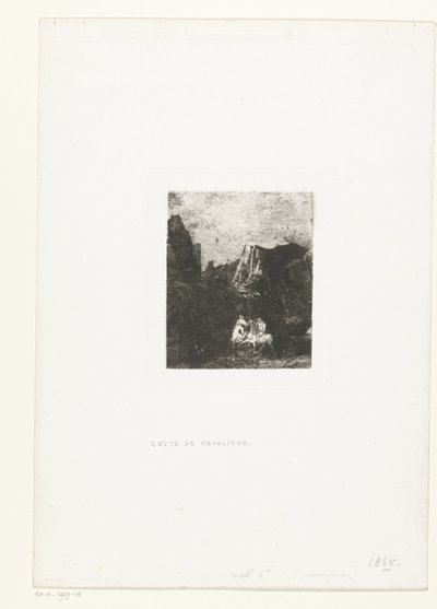 Fra twee kleine ruiter De to små ryttere av Odilon Redon