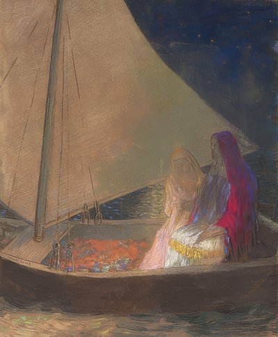 Barken. Rundt 1902 av Odilon Redon