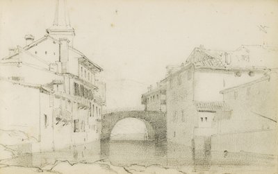 Tegning fra et album med tittelen "The Baskerland", 1862-63 av Odilon Redon