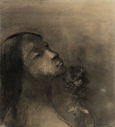 Ondskapens blomst av Odilon Redon