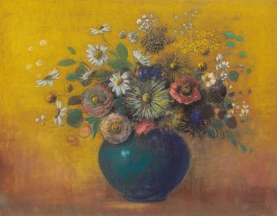 Blomsterbukett av Odilon Redon