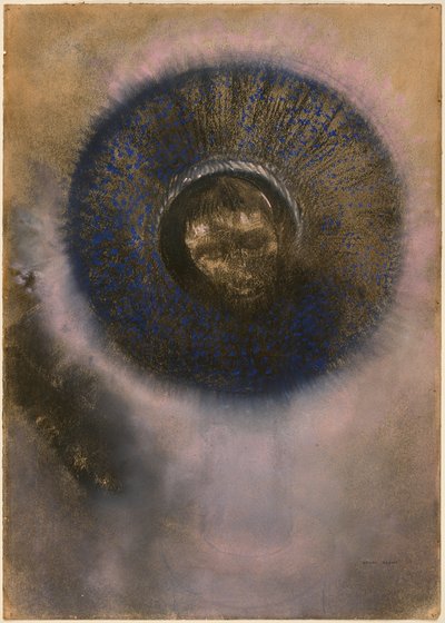 Hode i en glorie av Odilon Redon