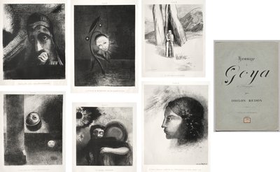 Hyllest til Goya av Odilon Redon