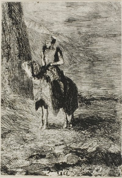 Rytter venter av Odilon Redon