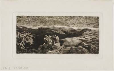 Ryttere i kamp av Odilon Redon