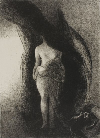 Jeg er fortsatt den store Isis! Ingen har noen gang løftet sløret mitt!, plate 16 av 24 av Odilon Redon