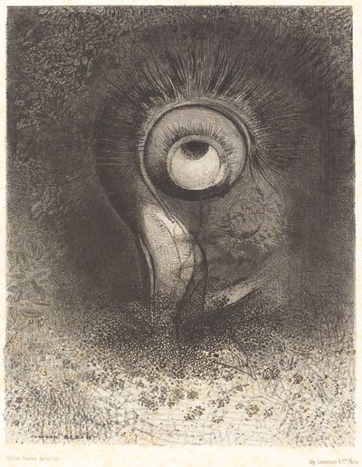 Det var kanskje et første syn forsøkt i blomsten av Odilon Redon