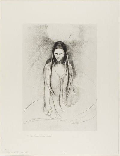 Intelligens var min! Jeg ble Buddha, plate 12 av 24 av Odilon Redon