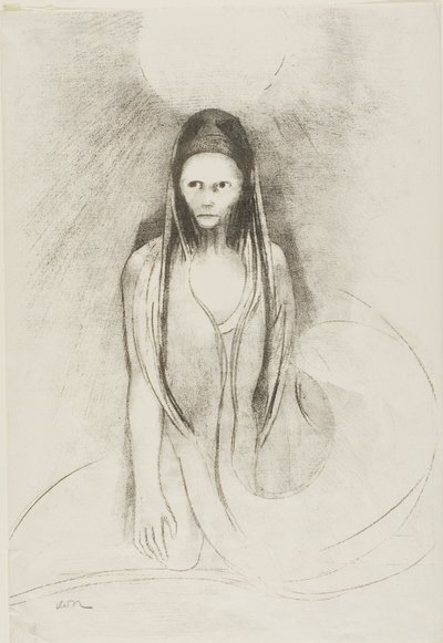 Intelligens var min! Jeg ble Buddha, plate 12 av 24 av Odilon Redon