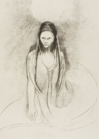 Intelligens var min! Jeg ble den store Buddha!, plate 12 av 24 av Odilon Redon