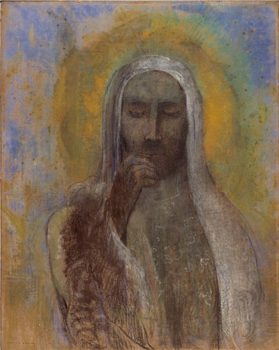 Stillhetens Kristus av Odilon Redon
