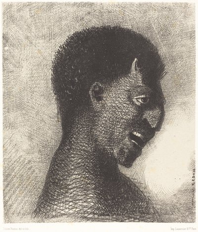 Satyren med det kyniske smilet av Odilon Redon