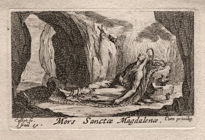 The Penitents: Death of Ste. Madeleine av Odilon Redon