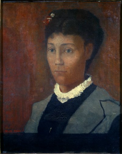Fru Odilon av Odilon Redon
