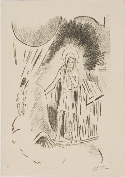 Mann på Pegasus av Odilon Redon