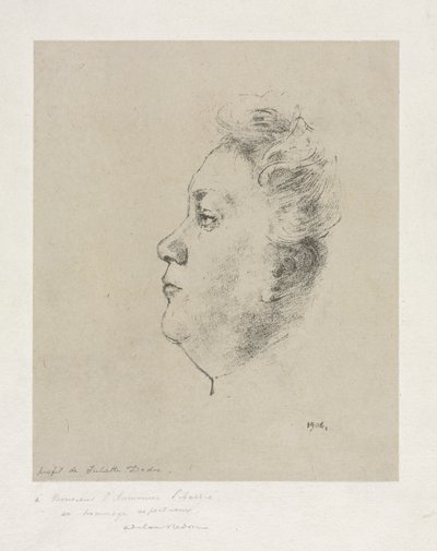 Frøken Juliette Dodu, 1904. av Odilon Redon