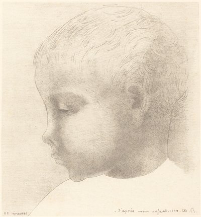 Mon Enfant (Mitt barn) av Odilon Redon
