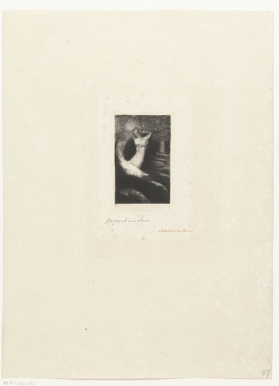 Kryssing av sjelen Passage d'une âme (tittel på objekt) av Odilon Redon