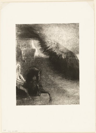 Pilgrim of the Sublunary World, plate 5 av 6 av Odilon Redon