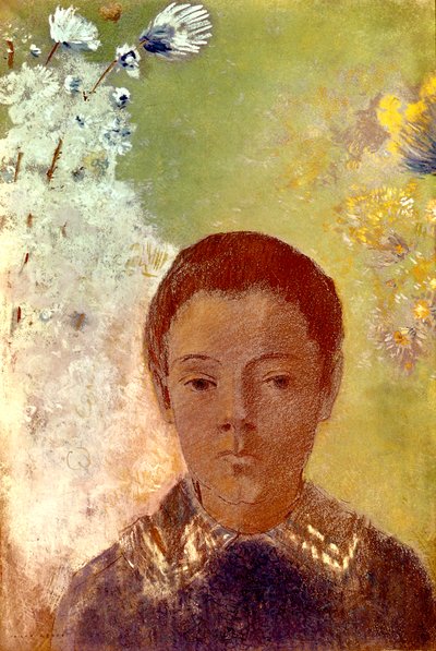 Portrett av Ari Redon, c1898 av Odilon Redon