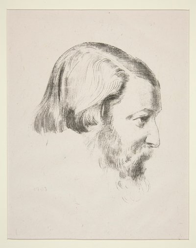 Portrett av Paul S?rusier av Odilon Redon