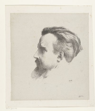 Portrett av Maurice Denis av Odilon Redon