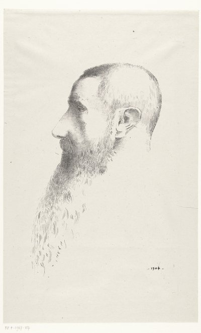 Portrett av Roger Marx av Odilon Redon