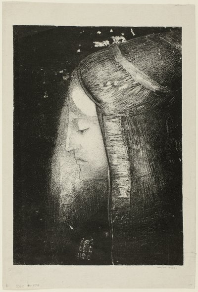 Profil av lys av Odilon Redon