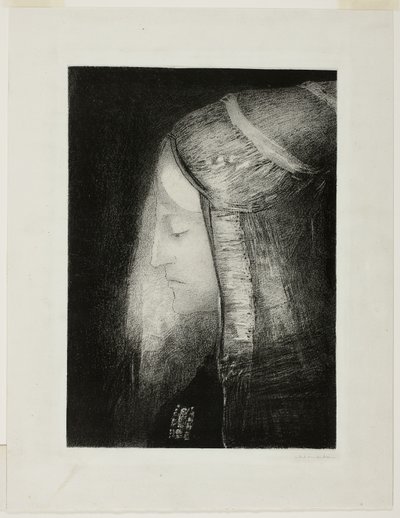 Profil av lys av Odilon Redon