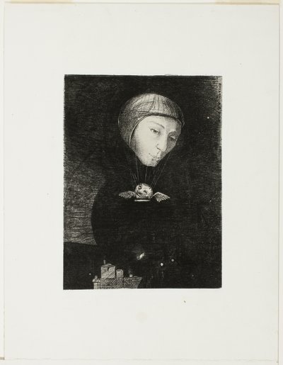 Sad Ascent, plate ni fra In Dreams av Odilon Redon