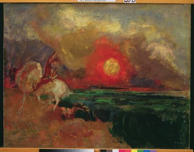 St George og dragen av Odilon Redon