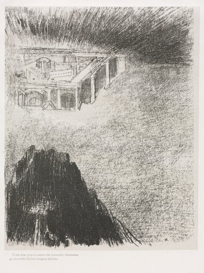 The Apocalypse of Saint John: And I, John, Saw the Holy City, New Jerusalem., 1899. av Odilon Redon