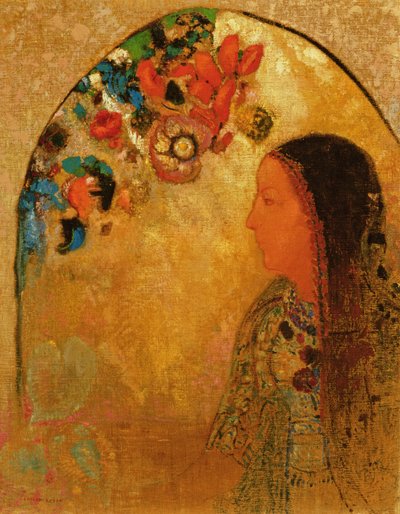 Det gotiske vinduet av Odilon Redon
