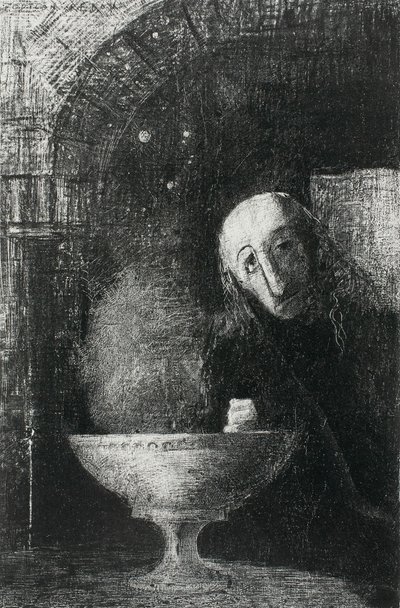 Det uendelige søket, fra natt av Odilon Redon