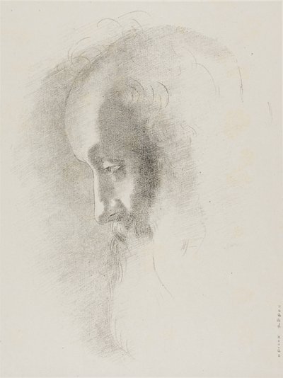 Til alderdom, plate 1 av 6 av Odilon Redon