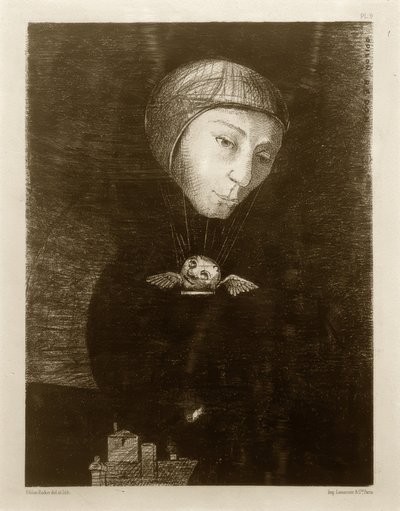 Trist oppgang av Odilon Redon