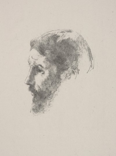 Uten tittel (litho) av Odilon Redon