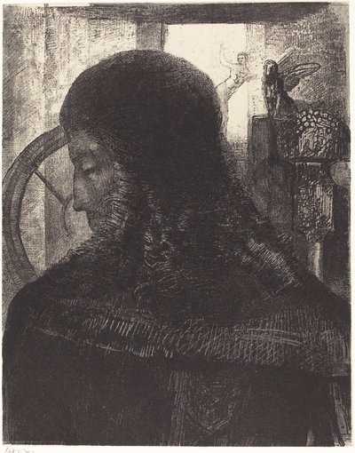 Vieux Chevalier (gammel ridder) av Odilon Redon