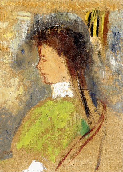 Violette Heymann, ca. 1910 av Odilon Redon