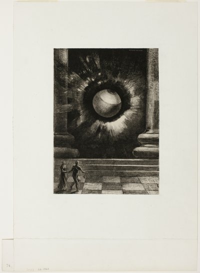 Vision, plate åtte fra In Dreams av Odilon Redon