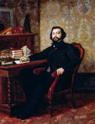Portrett av advokat Aristide Minelli, av Odoardo Borrani (1833-1905), olje på panel, 40,5x32,5 cm av Odoardo Borrani
