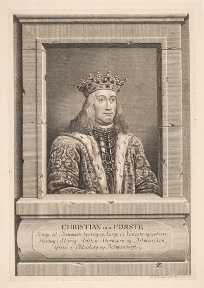 "Christian den første" av Odvardt Helmoldt de Lode