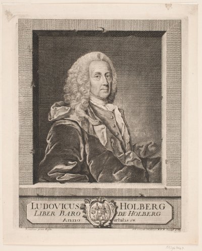 Ludvig Holberg av Odvardt Helmoldt de Lode