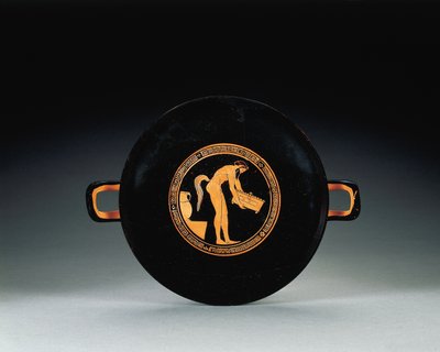 Attisk rødfigur kylix, ca.470 f.Kr av Oedipus Painter
