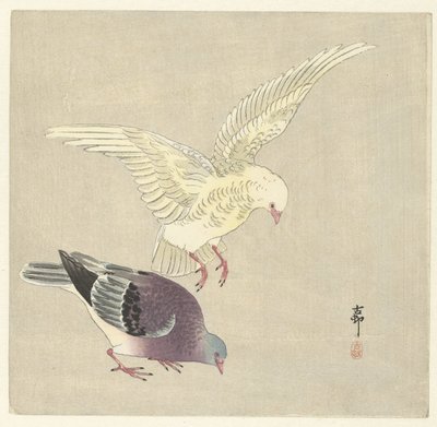 To duer av Ohara Koson