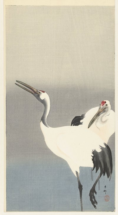To kraner av Ohara Koson