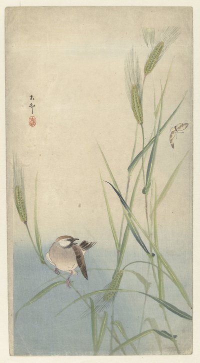 Fugl og sommerfugl av Ohara Koson