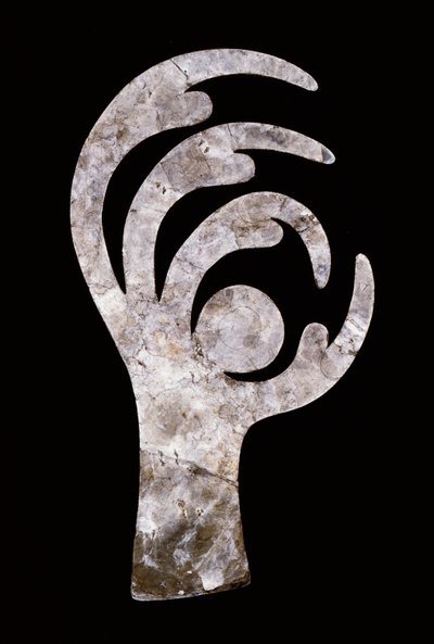 Fuglekloutskjæring, 200 BC-400 AD (glimmer) av Ohio Hopewell culture