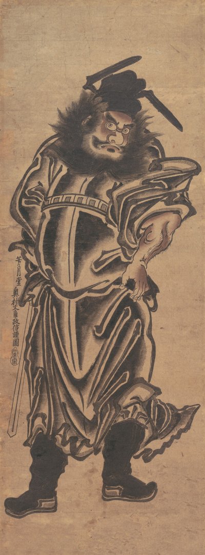 Shoki, Demon-Queller, tidlig på 1700-tallet., tidlig på 1700-tallet. av Okumura Masanobu