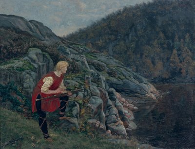 Andejeger i Holskov av Olaf Isaachsen
